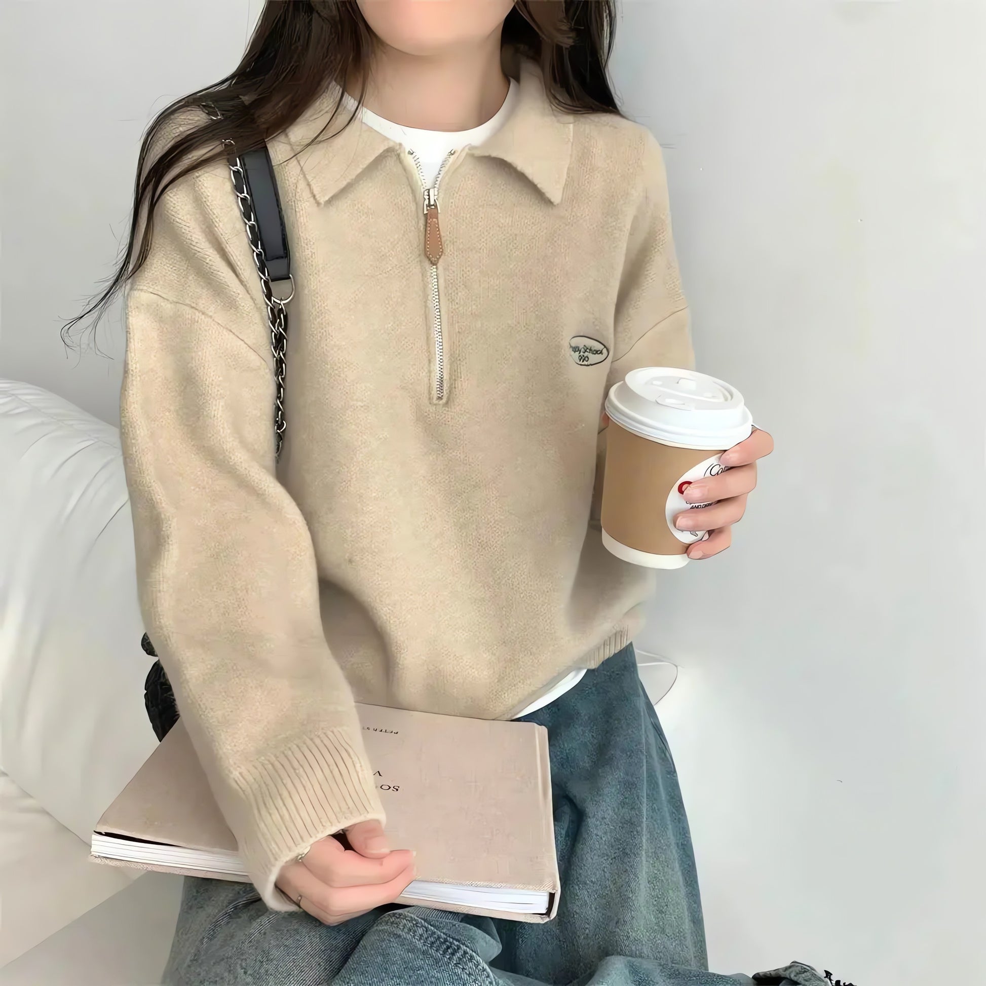 Polo Collar Sweater - KAYSMAR