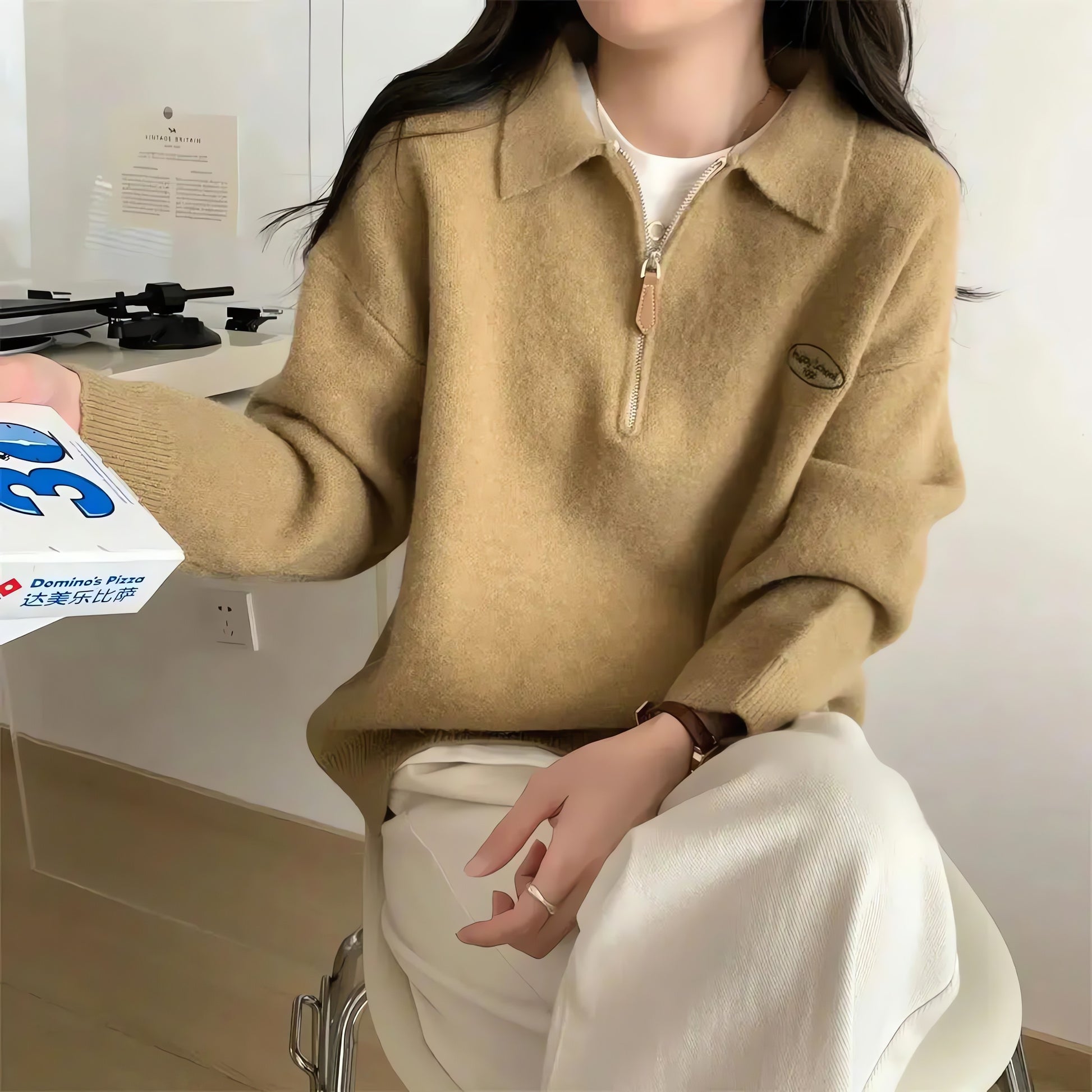 Polo Collar Sweater - KAYSMAR