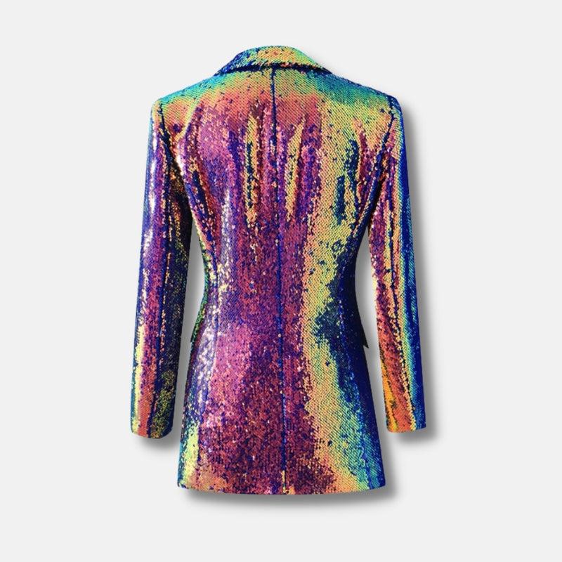 Premium Sequin Long Blazer - KAYSMAR