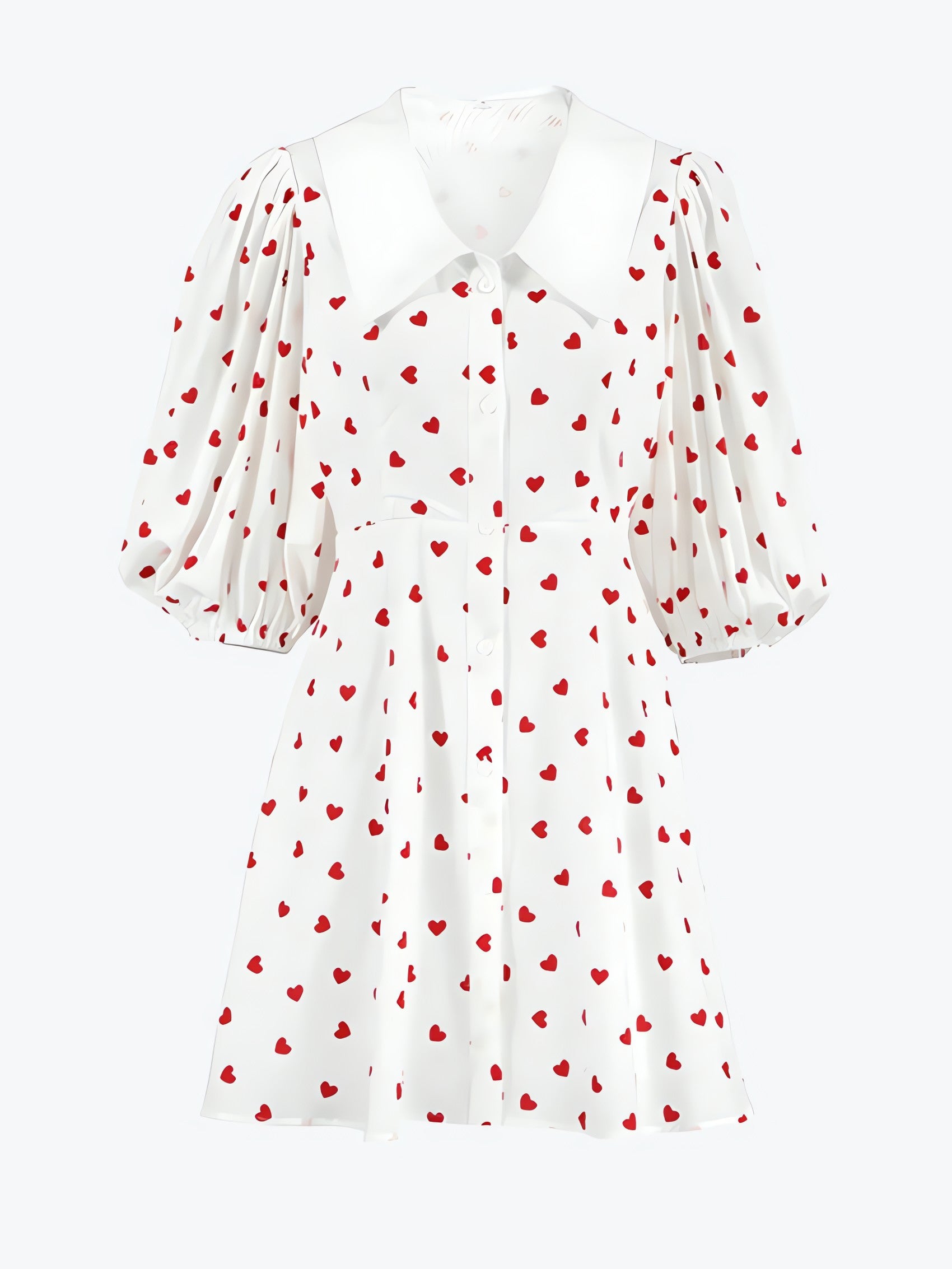 Puff Sleeve Mini Dress - KAYSMAR