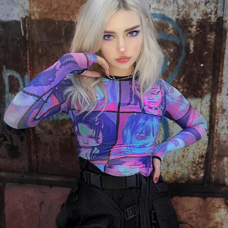 Punk Girls Mesh Top - KAYSMAR