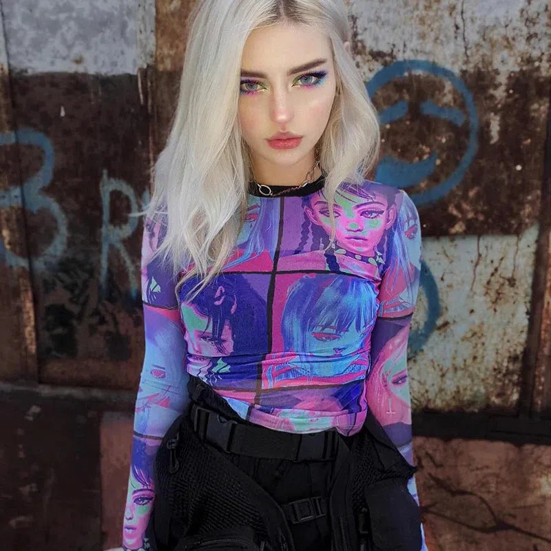 Punk Girls Mesh Top - KAYSMAR