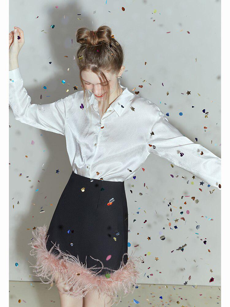 Pure Design Satin Shirt - KAYSMAR