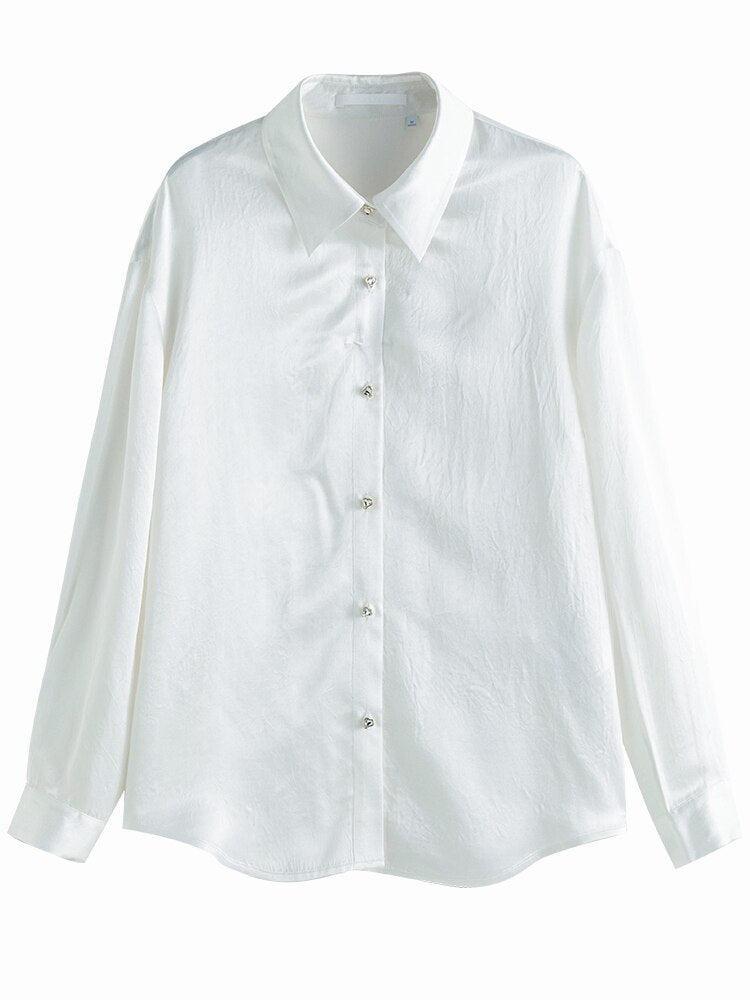 Pure Design Satin Shirt - KAYSMAR
