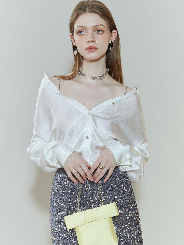 Pure Design Satin Shirt - KAYSMAR