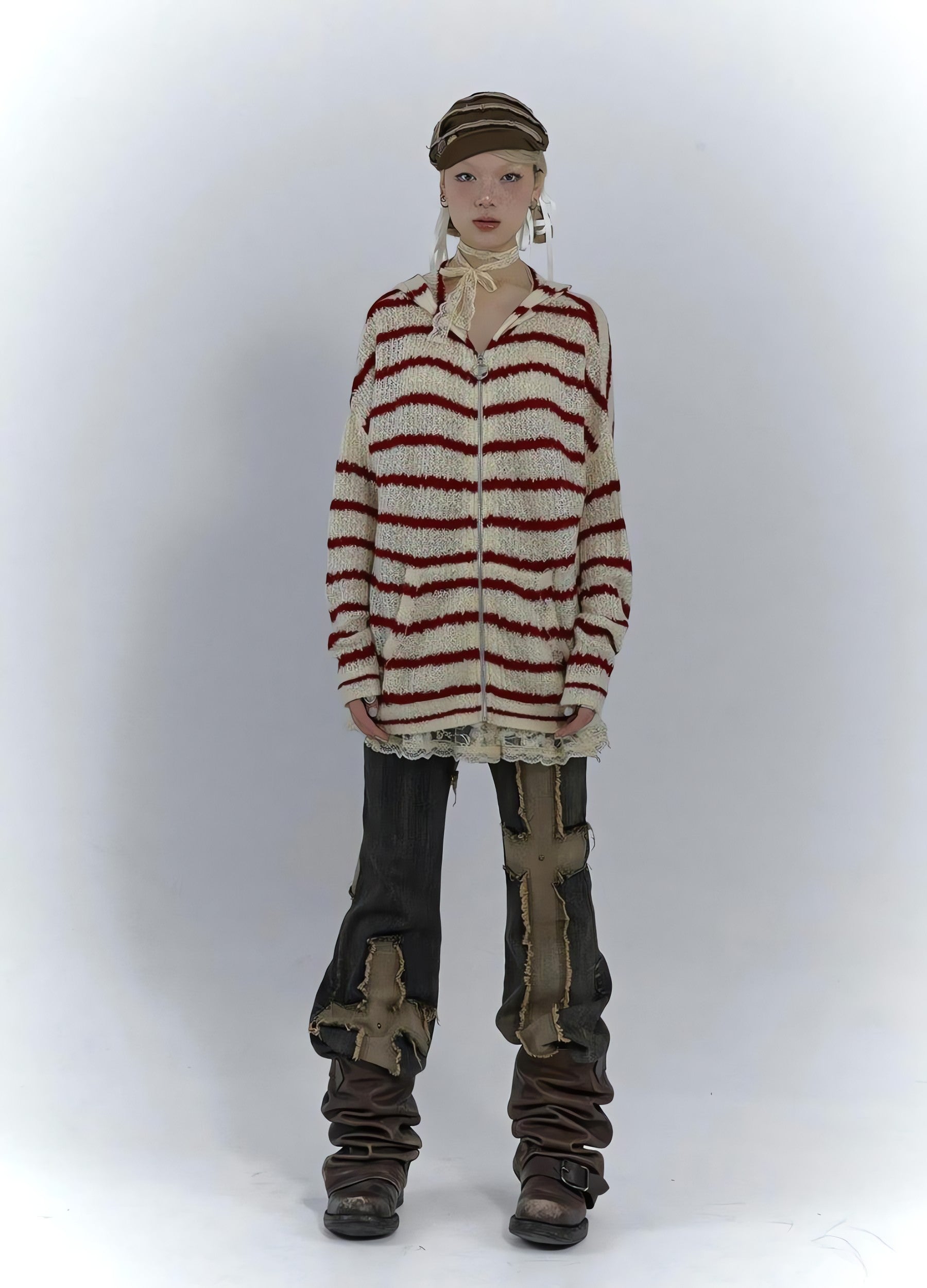 Rabbit Ears Hooded Cardigan Jacket - KAYSMAR