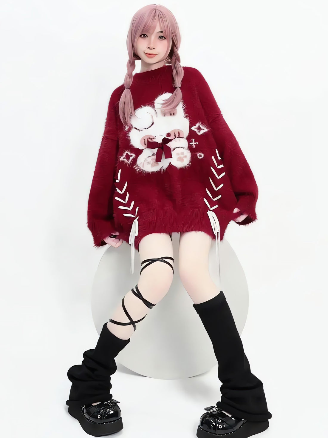 Rabbit Fluffy Xmas Sweater - KAYSMAR