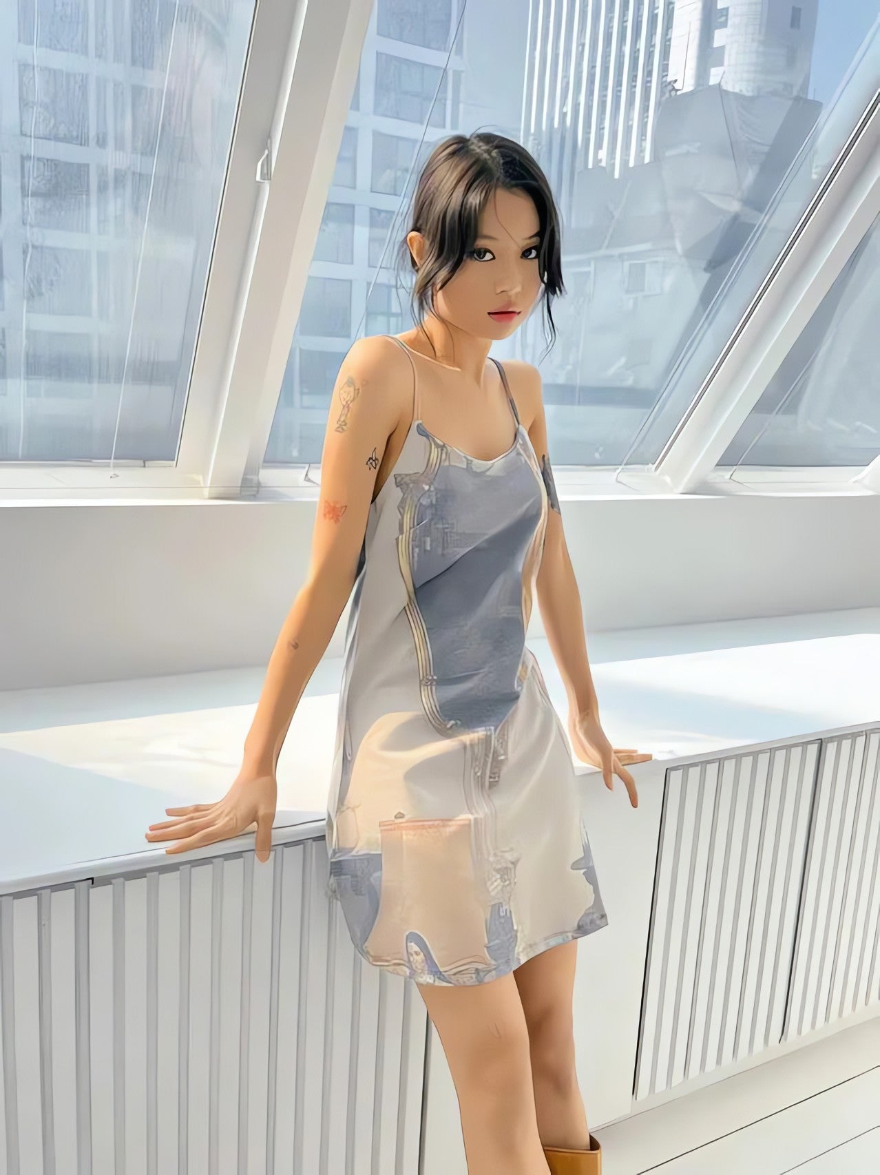 Renaissance Open Back Mini Dress - KAYSMAR
