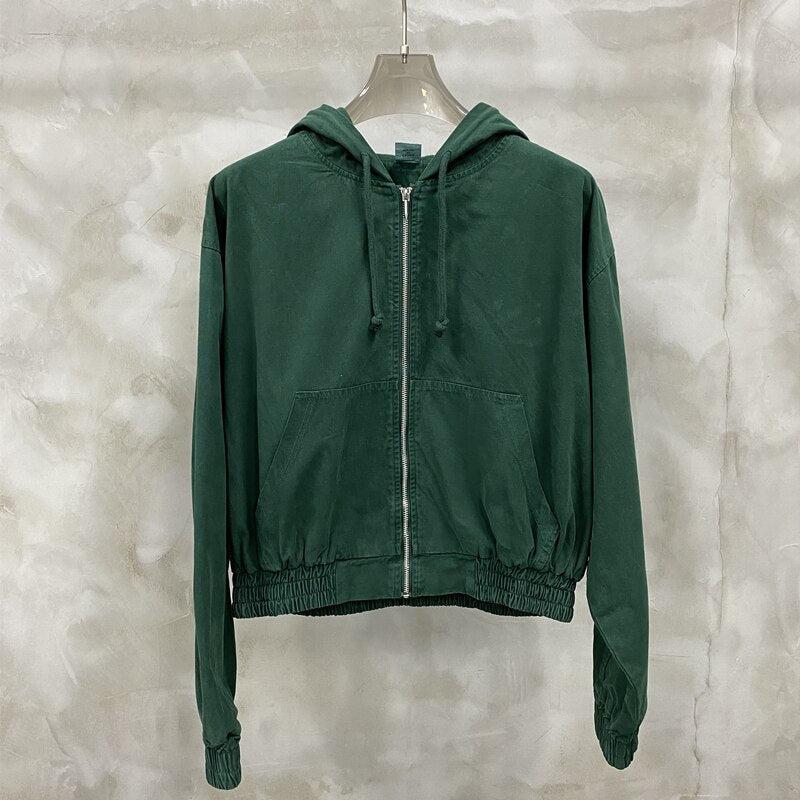 Retro Zip-Up Hoodie - KAYSMAR