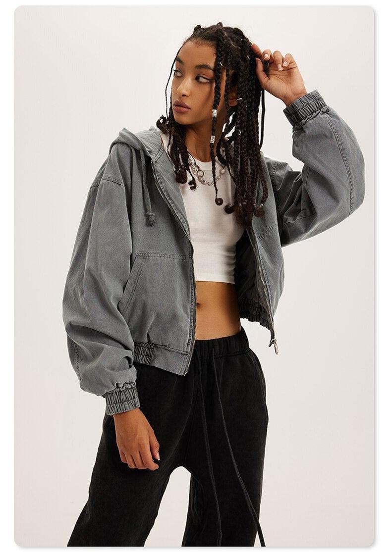 Retro Zip-Up Hoodie - KAYSMAR