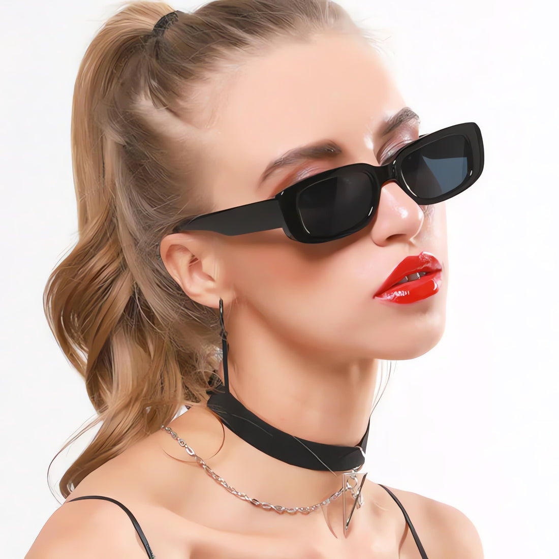 Retro Rectangle Sunglasses - KAYSMAR