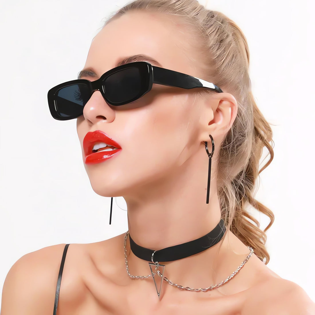 Retro Rectangle Sunglasses - KAYSMAR