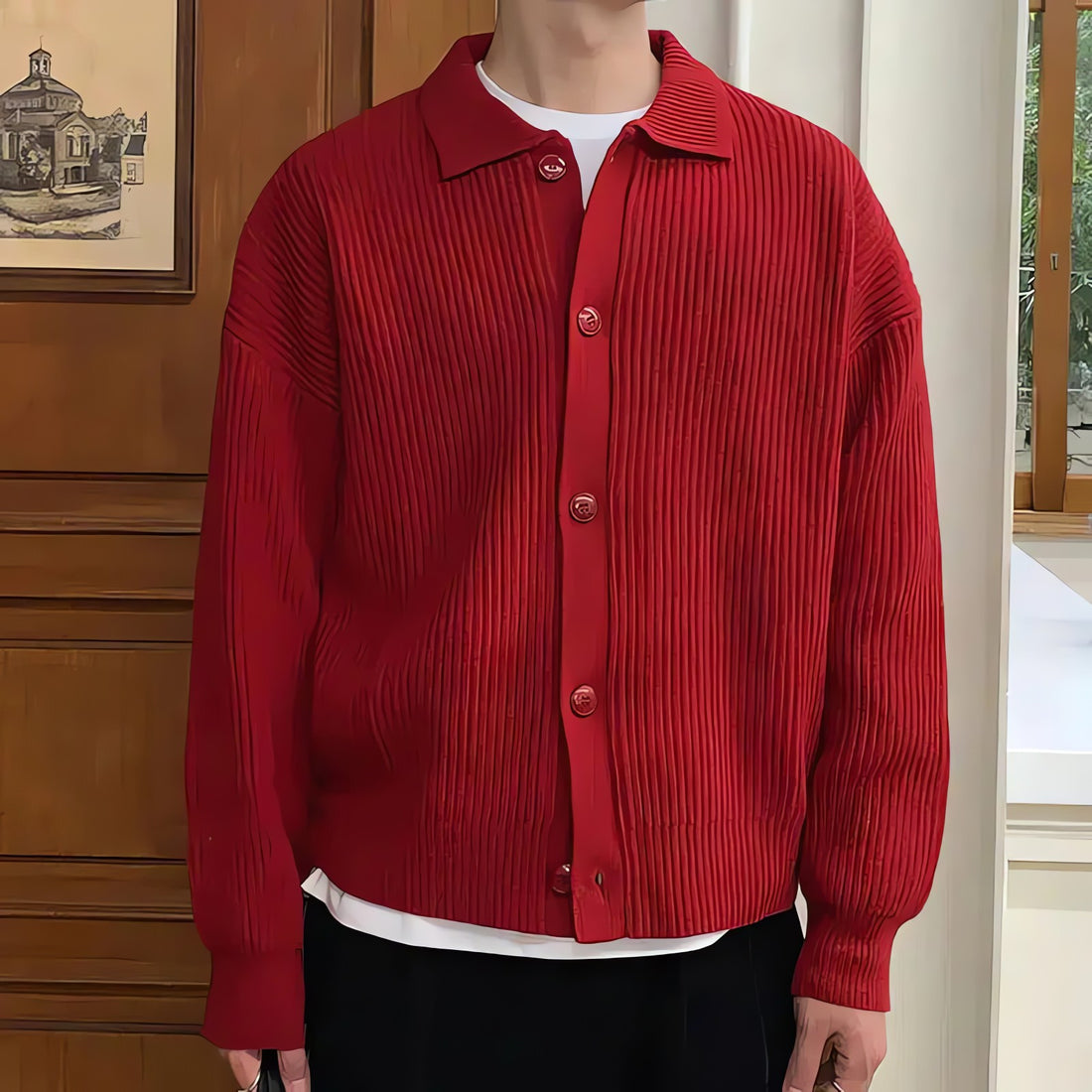 Ribbed Cardigan - KAYSMAR