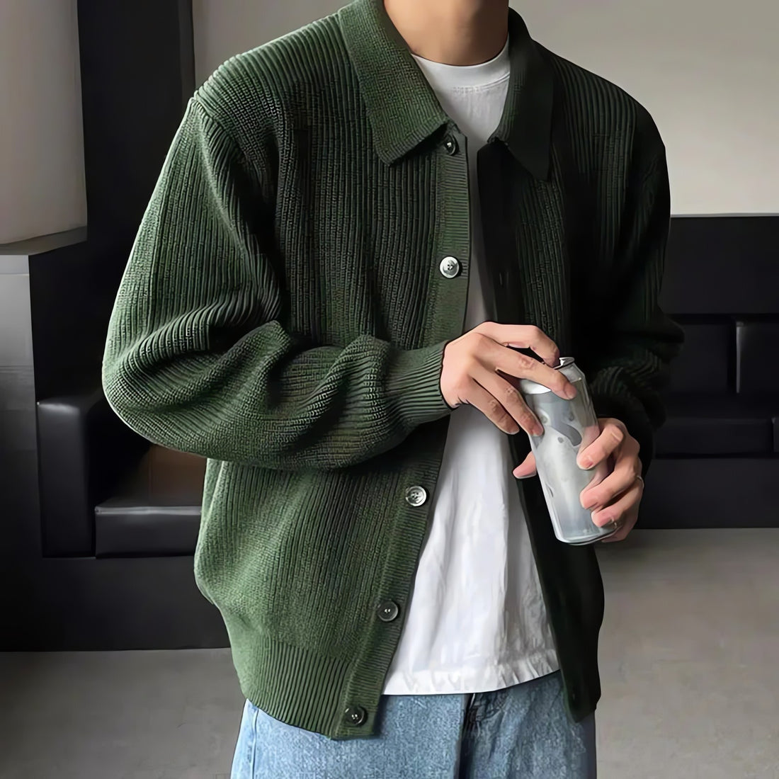 Ribbed Cardigan - KAYSMAR