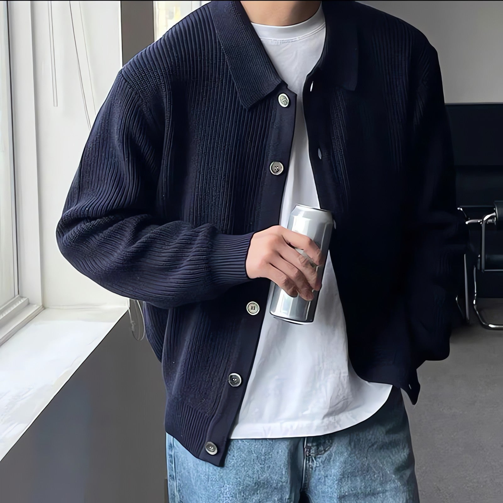 Ribbed Cardigan - KAYSMAR