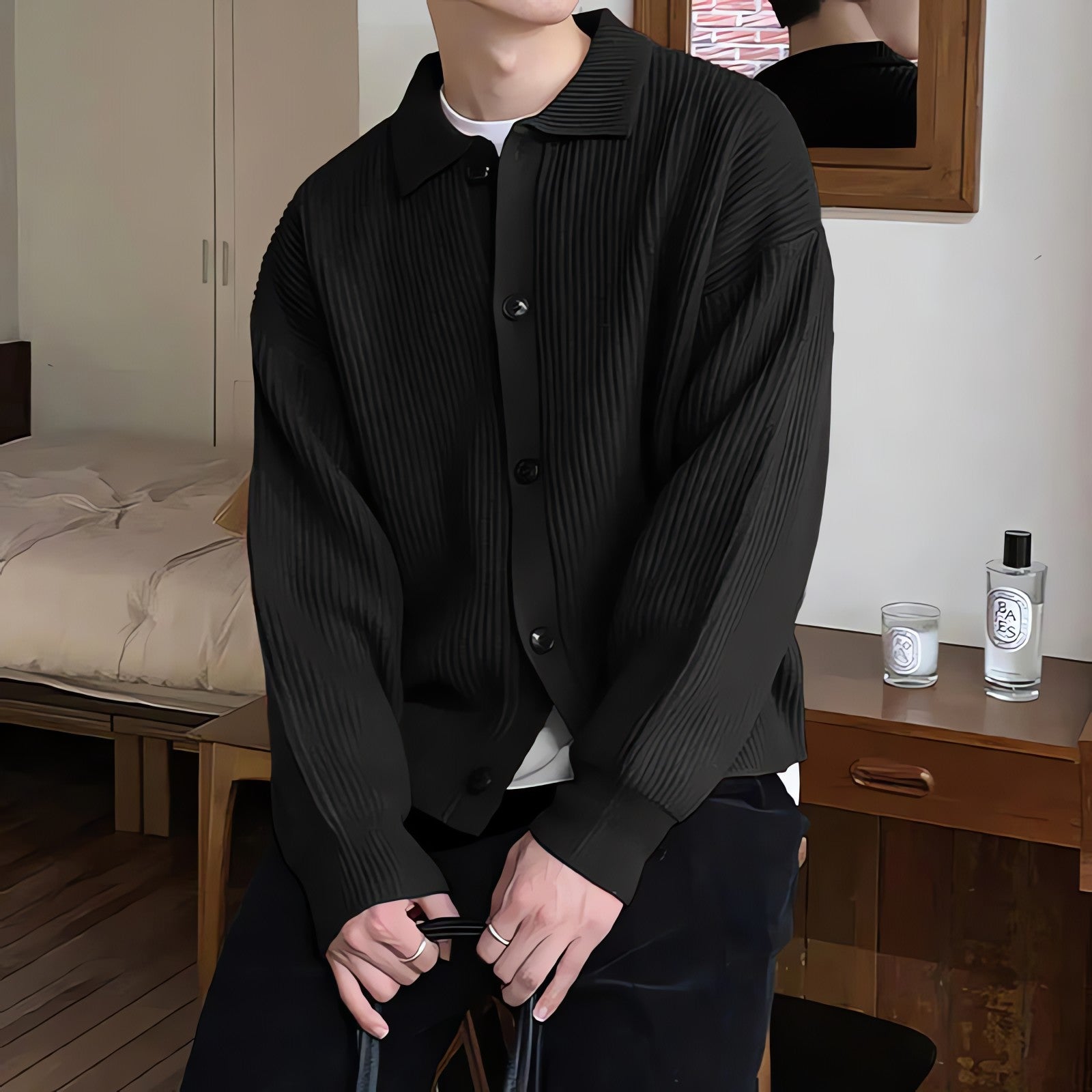 Ribbed Cardigan - KAYSMAR