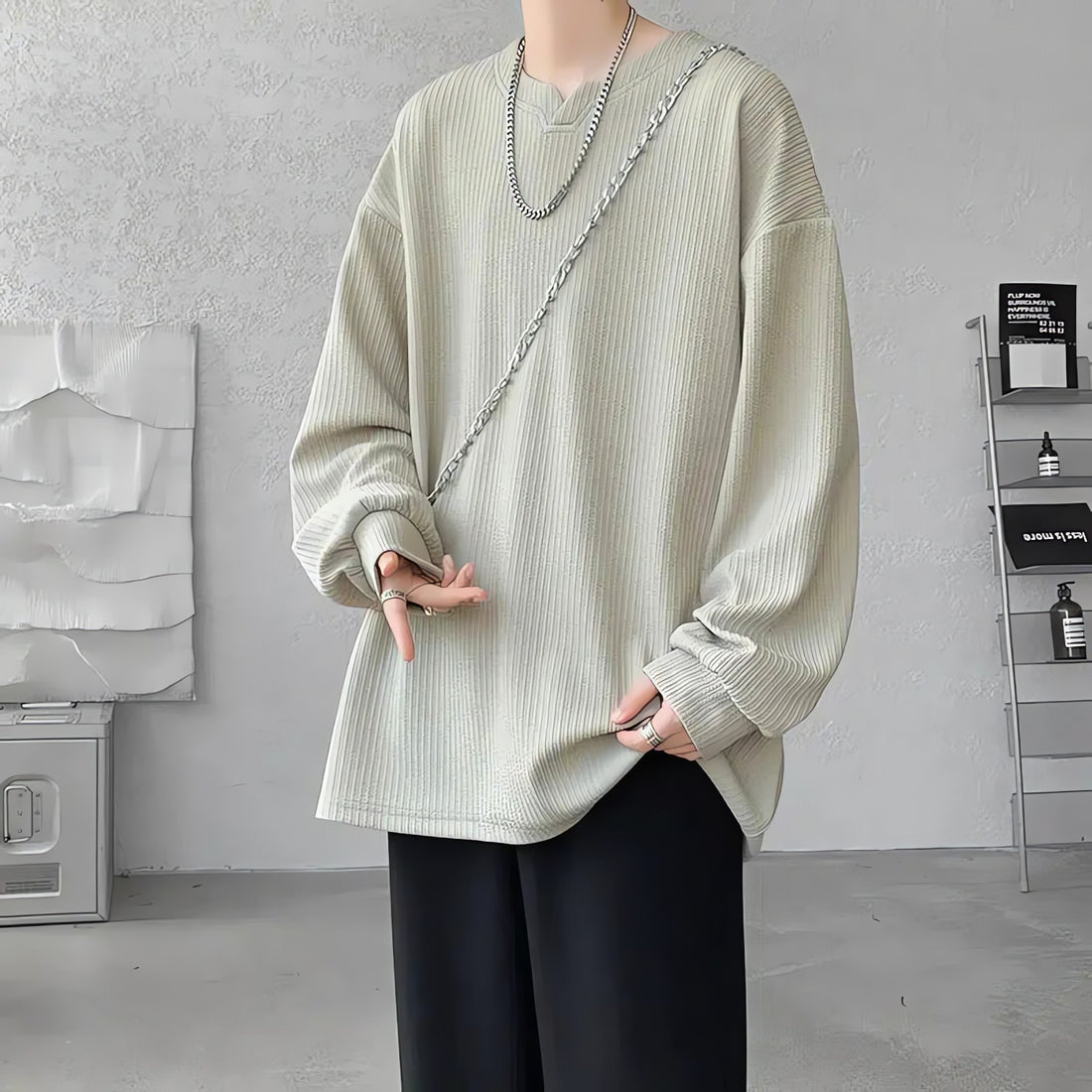 Ribbed Sweater - KAYSMAR