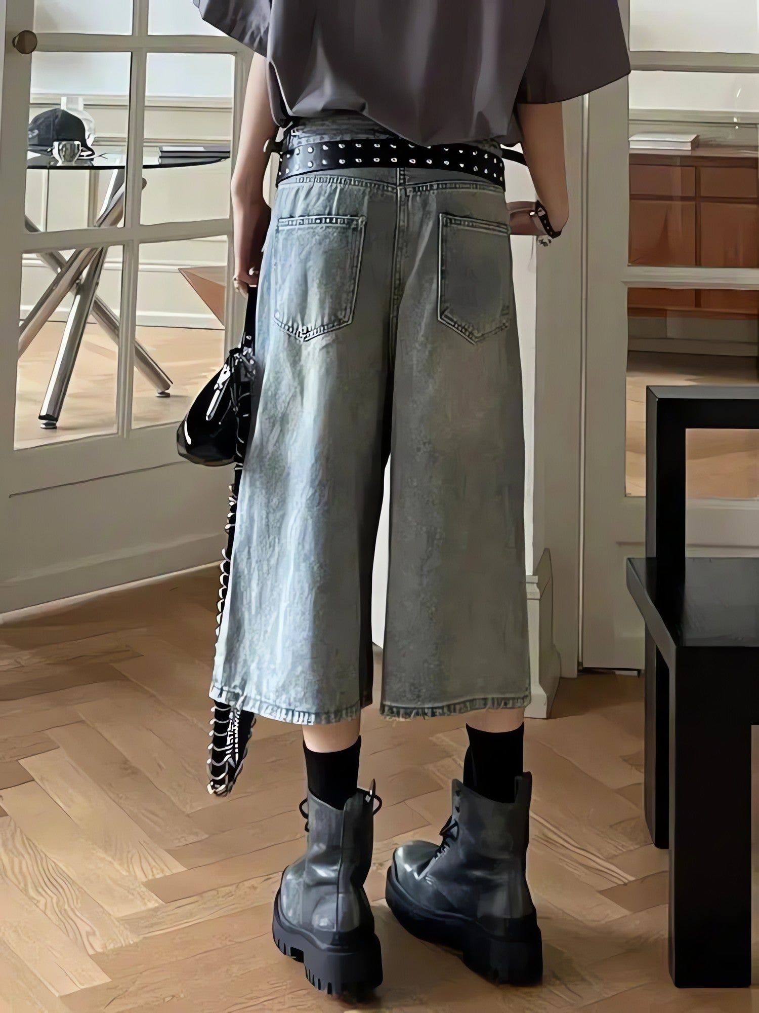 Ripped Jean Shorts - KAYSMAR