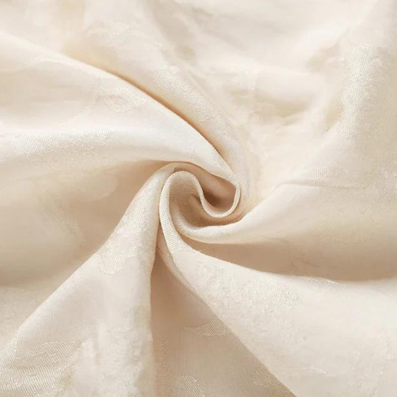 Rose Embroidery Tie Shirt - KAYSMAR