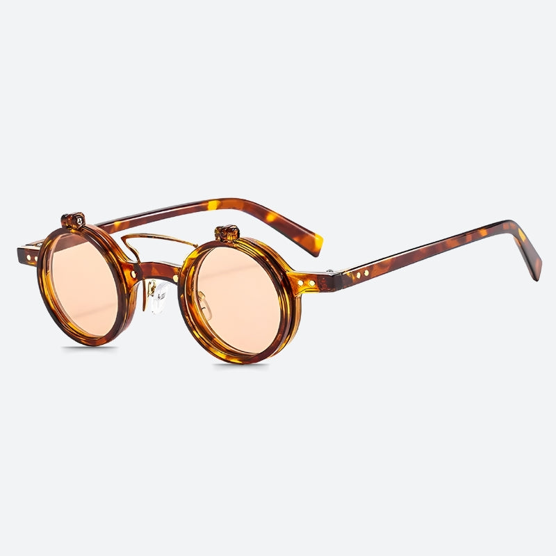 Round Flip-Up Sunglasses - KAYSMAR