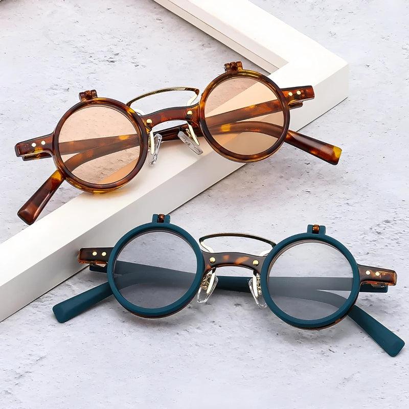 Round Flip-Up Sunglasses - KAYSMAR