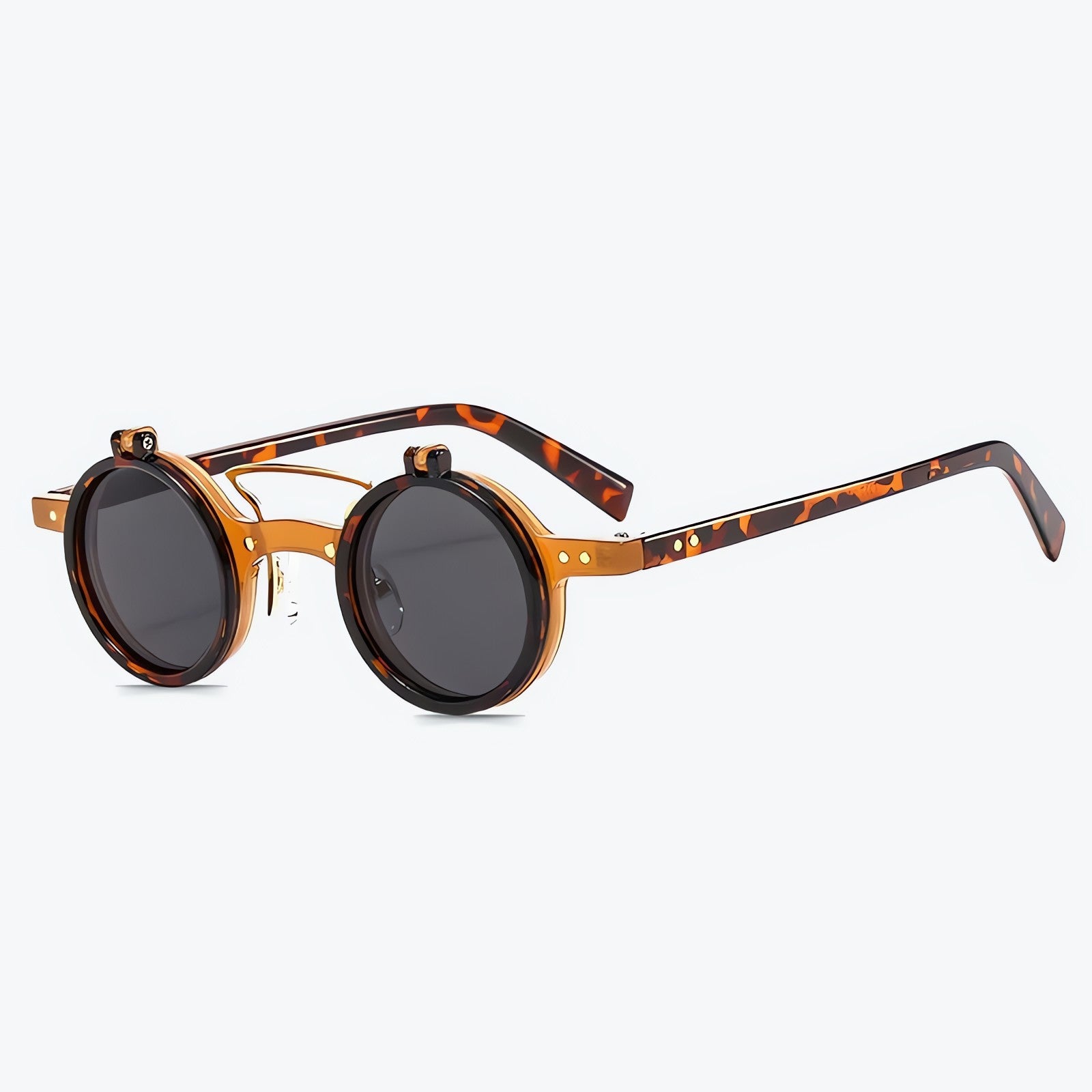 Round Flip-Up Sunglasses - KAYSMAR