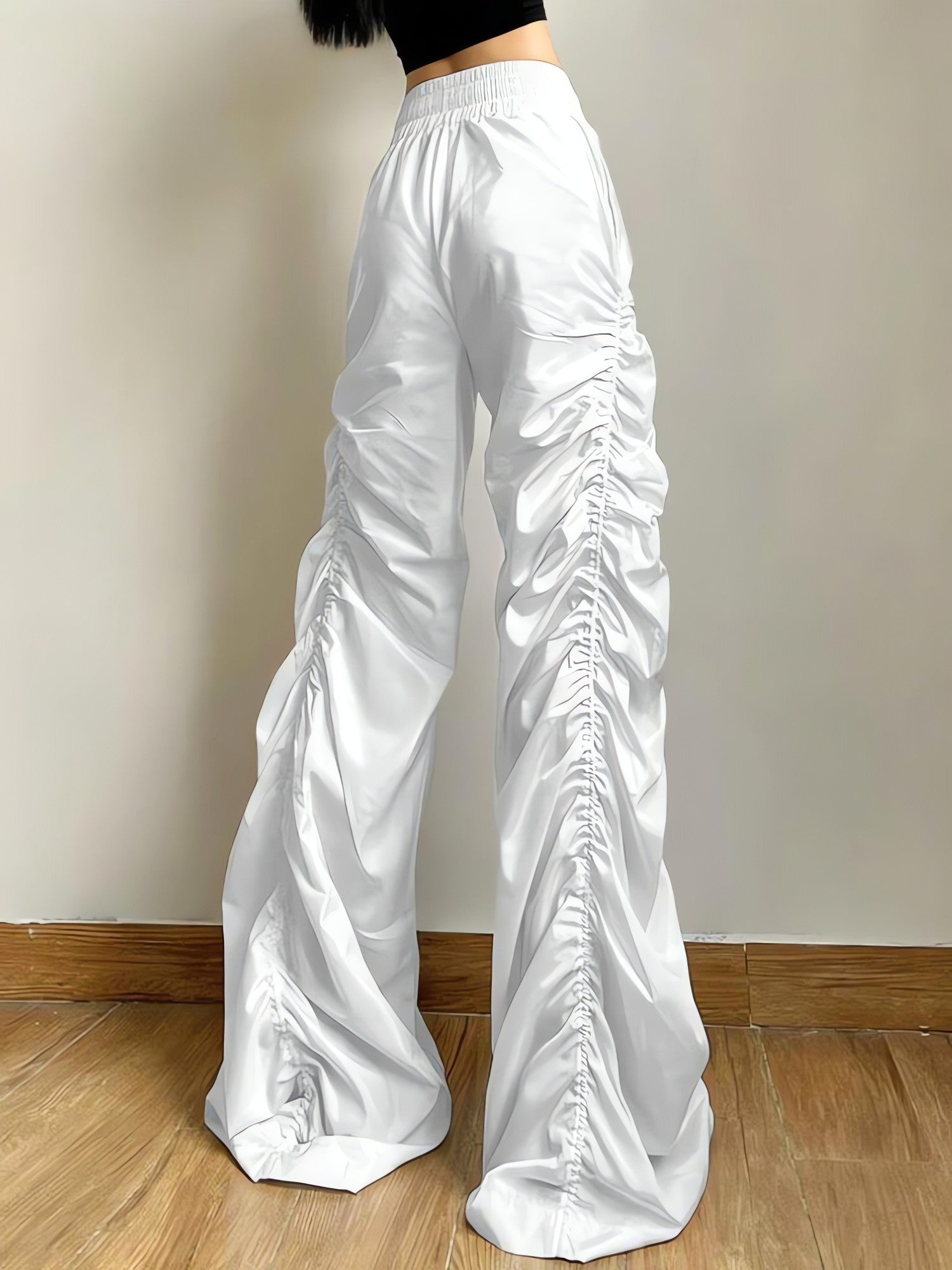 Ruched Parachute Pants - KAYSMAR