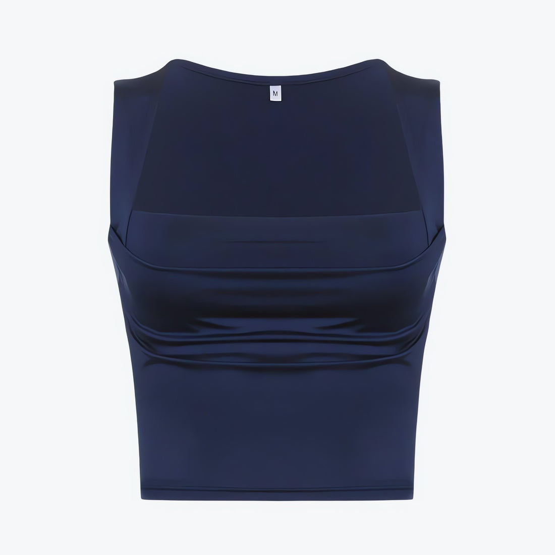 Ruched Square Neck Tank Top - KAYSMAR