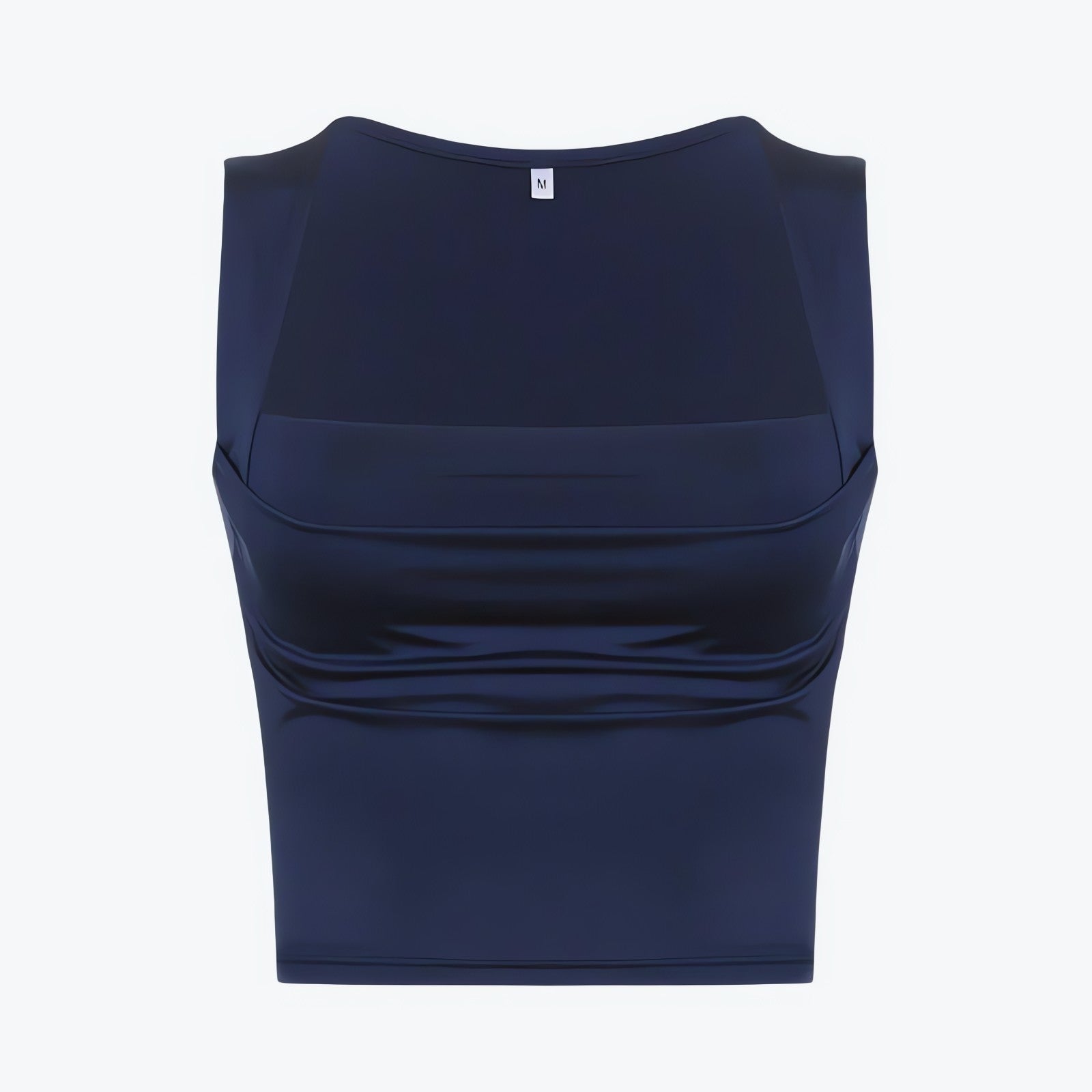 Ruched Square Neck Tank Top - KAYSMAR