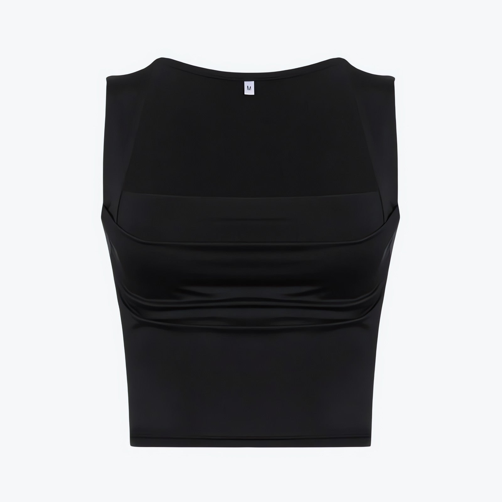 Ruched Square Neck Tank Top - KAYSMAR