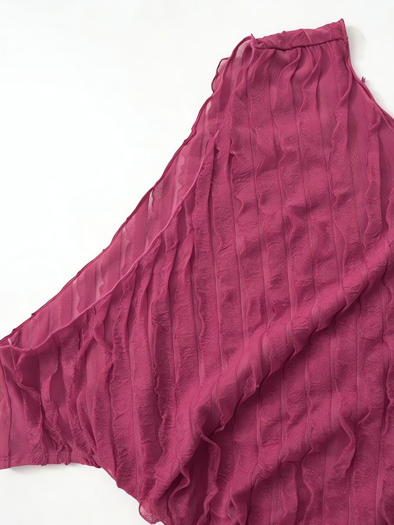 Ruffled One Shoulder Top & Mini Skirt Two Piece Set - KAYSMAR