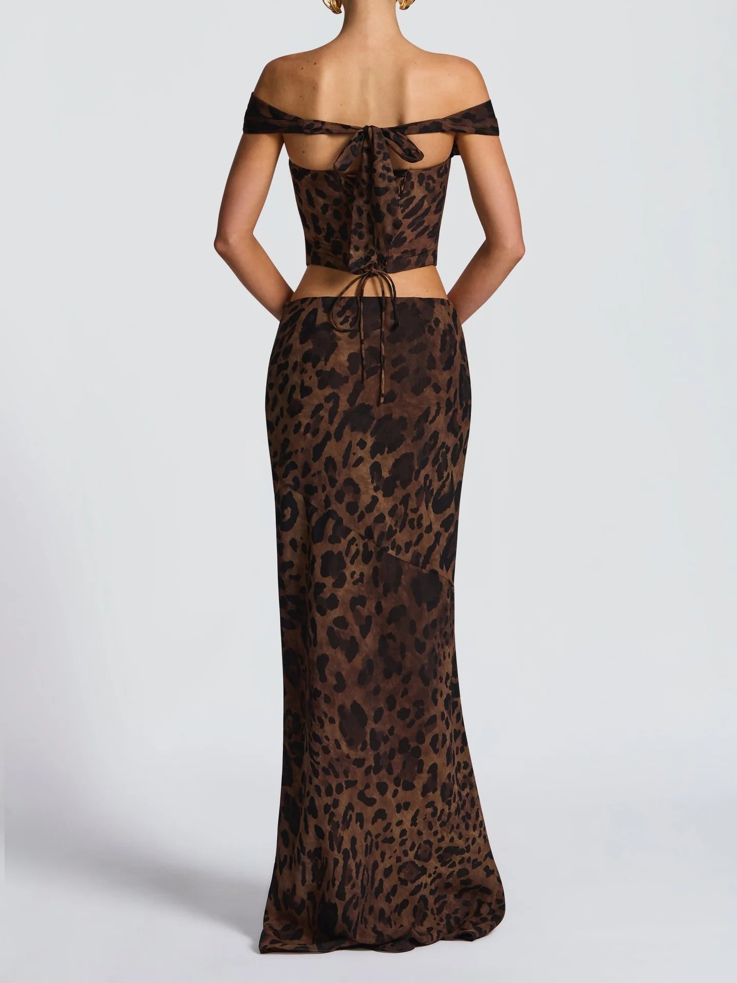 The Leopard Two-Piece Maxi Set