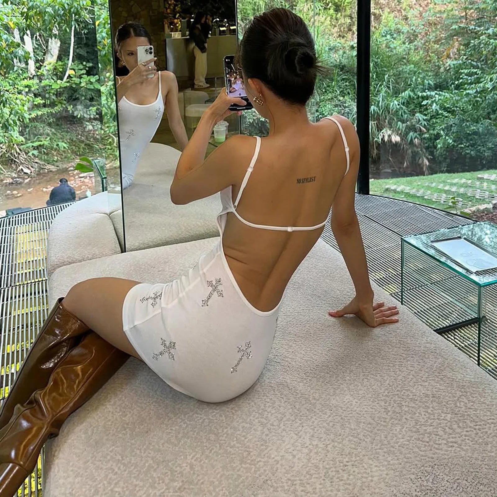 Backless Coquette Dress