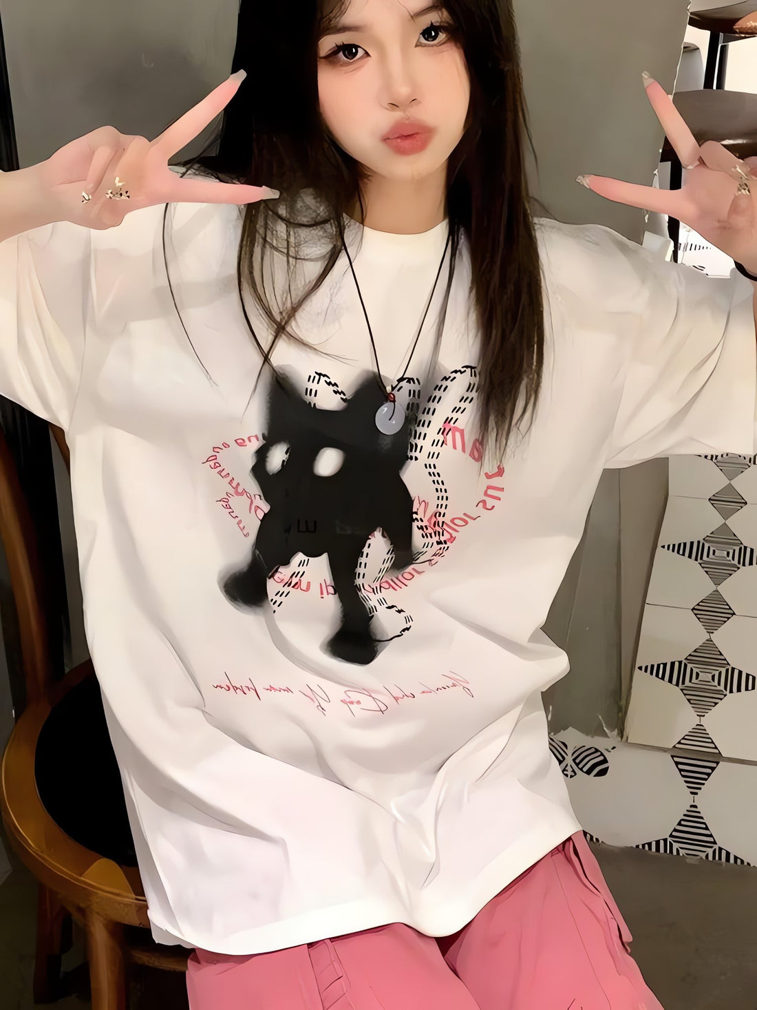 Shaking Cat Tee - KAYSMAR
