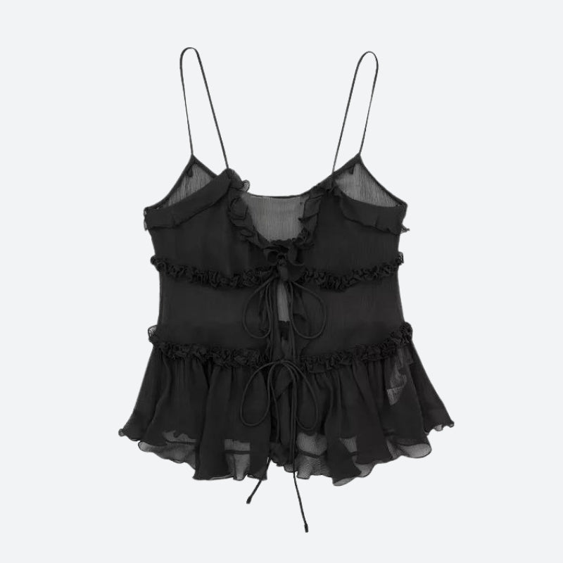 Sheer Open Front Top - KAYSMAR