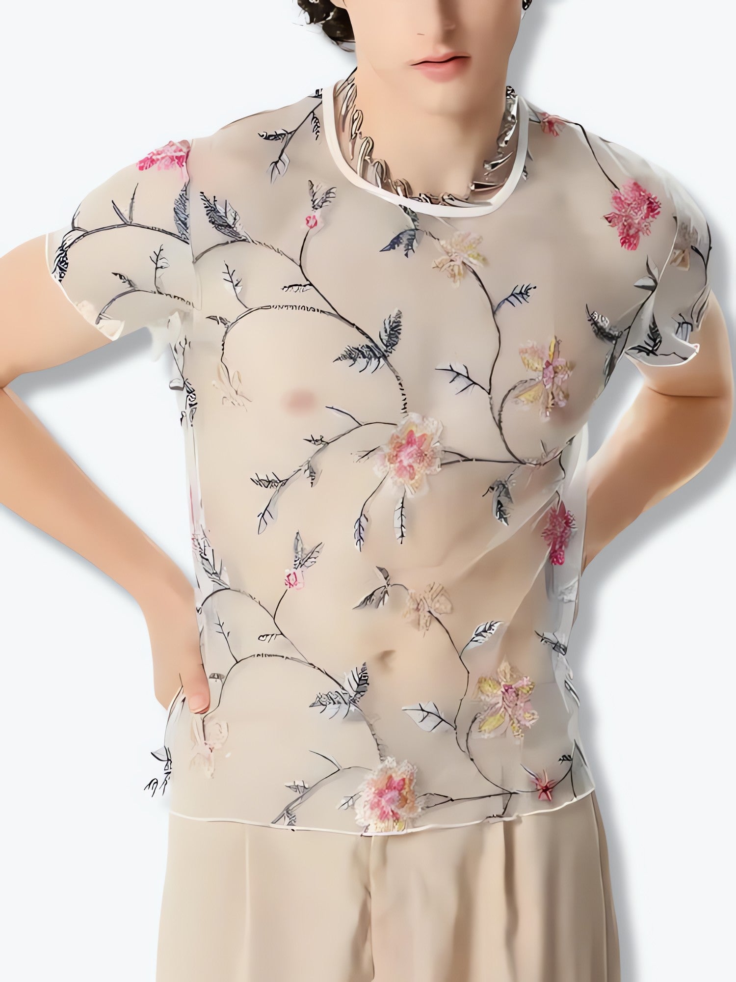 Sheer Floral Top - KAYSMAR