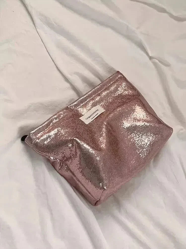 Shiny Metallic Makeup Bag - KAYSMAR