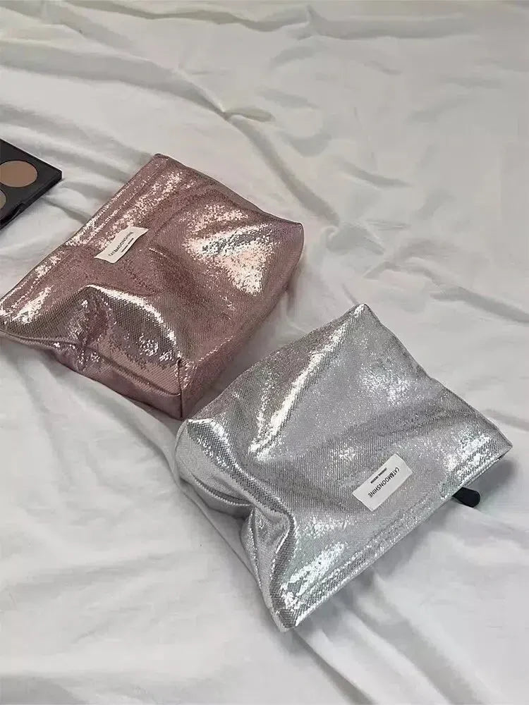 Shiny Metallic Makeup Bag - KAYSMAR