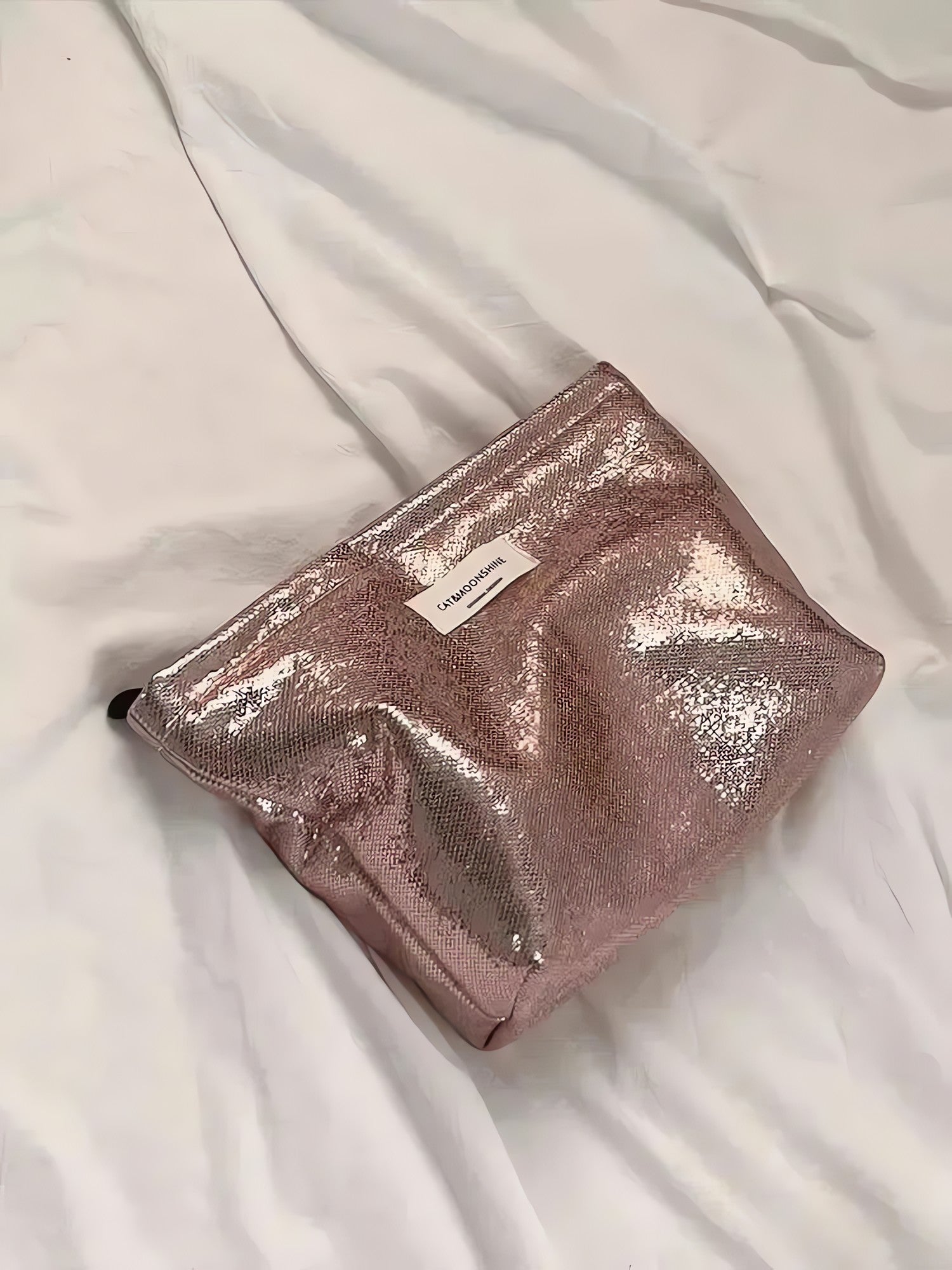 Shiny Metallic Makeup Bag - KAYSMAR