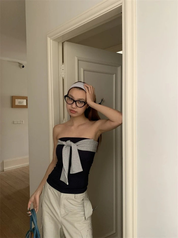 Shirt Tie Top - KAYSMAR