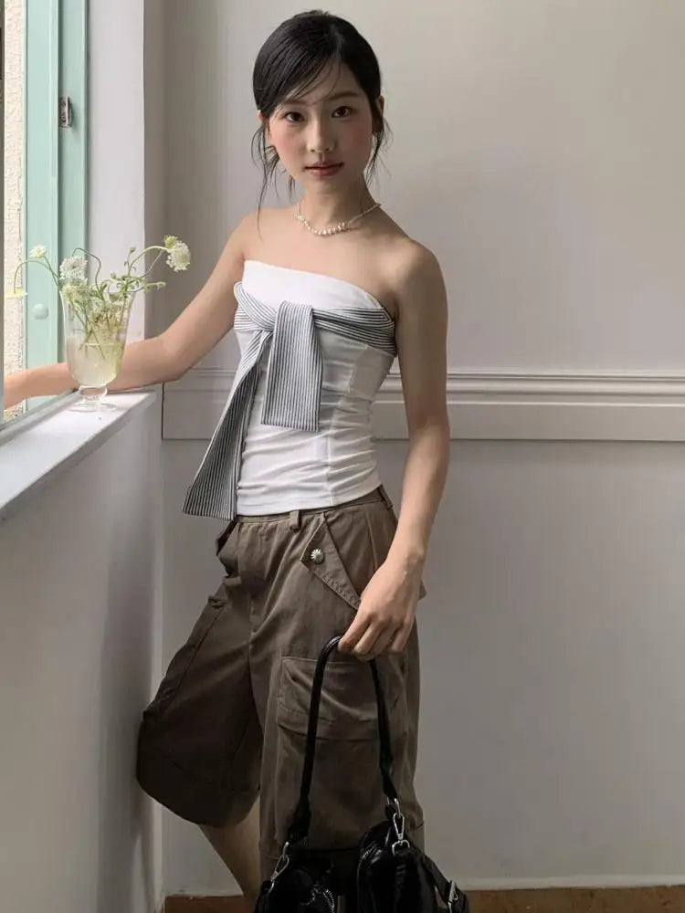 Shirt Tie Top - KAYSMAR