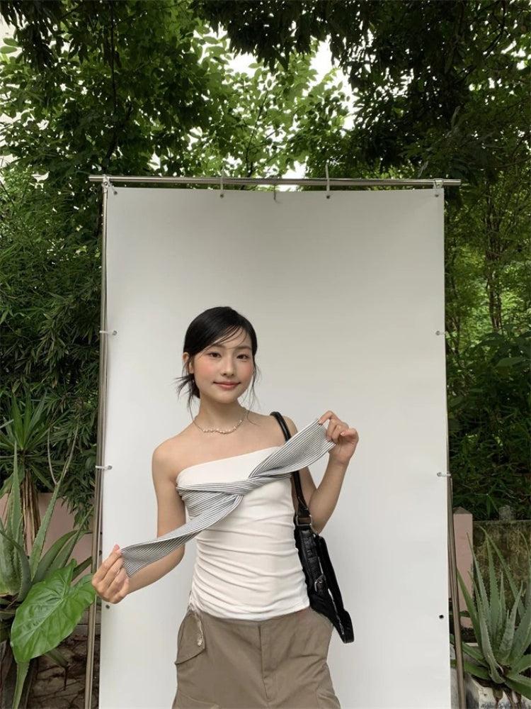 Shirt Tie Top - KAYSMAR
