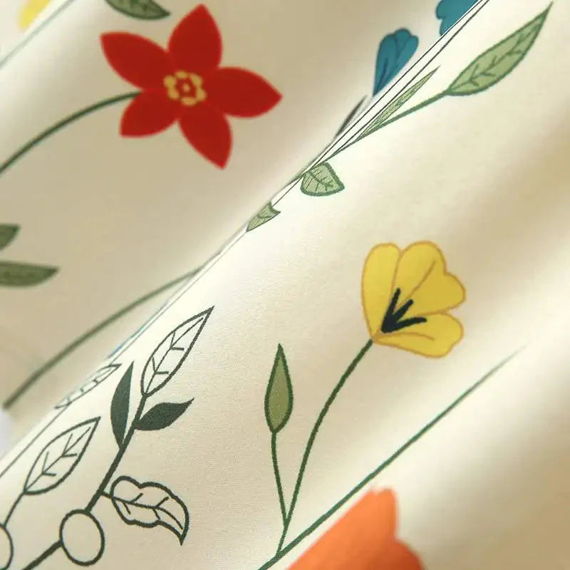 Short Sleeve Flowers Shirt - KAYSMAR
