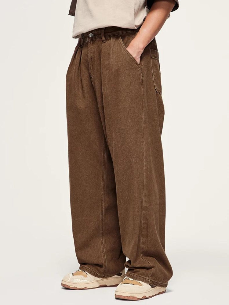 Skater Wide Leg Denim Jeans - KAYSMAR