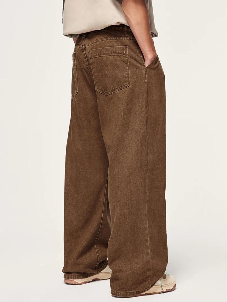 Skater Wide Leg Denim Jeans - KAYSMAR