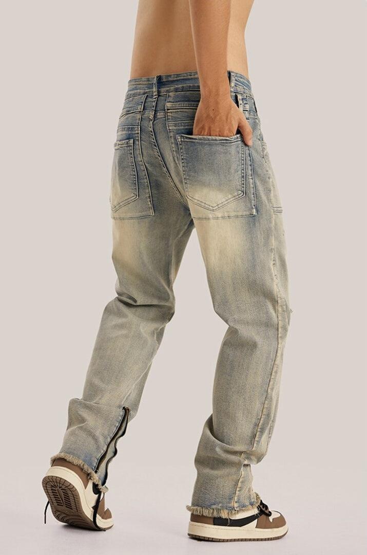 Slim Leg Ripped Jeans - KAYSMAR