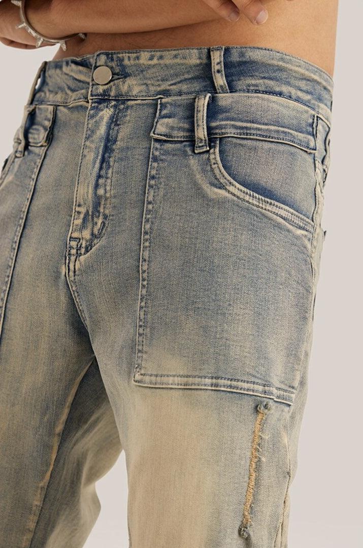 Slim Leg Ripped Jeans - KAYSMAR
