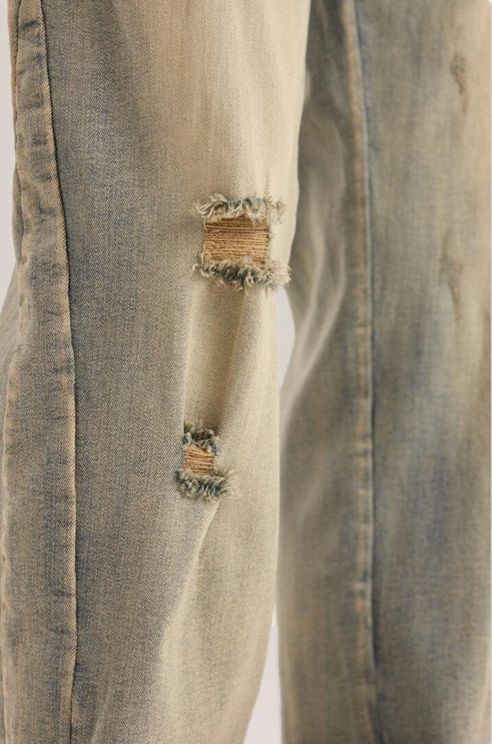 Slim Leg Ripped Jeans - KAYSMAR
