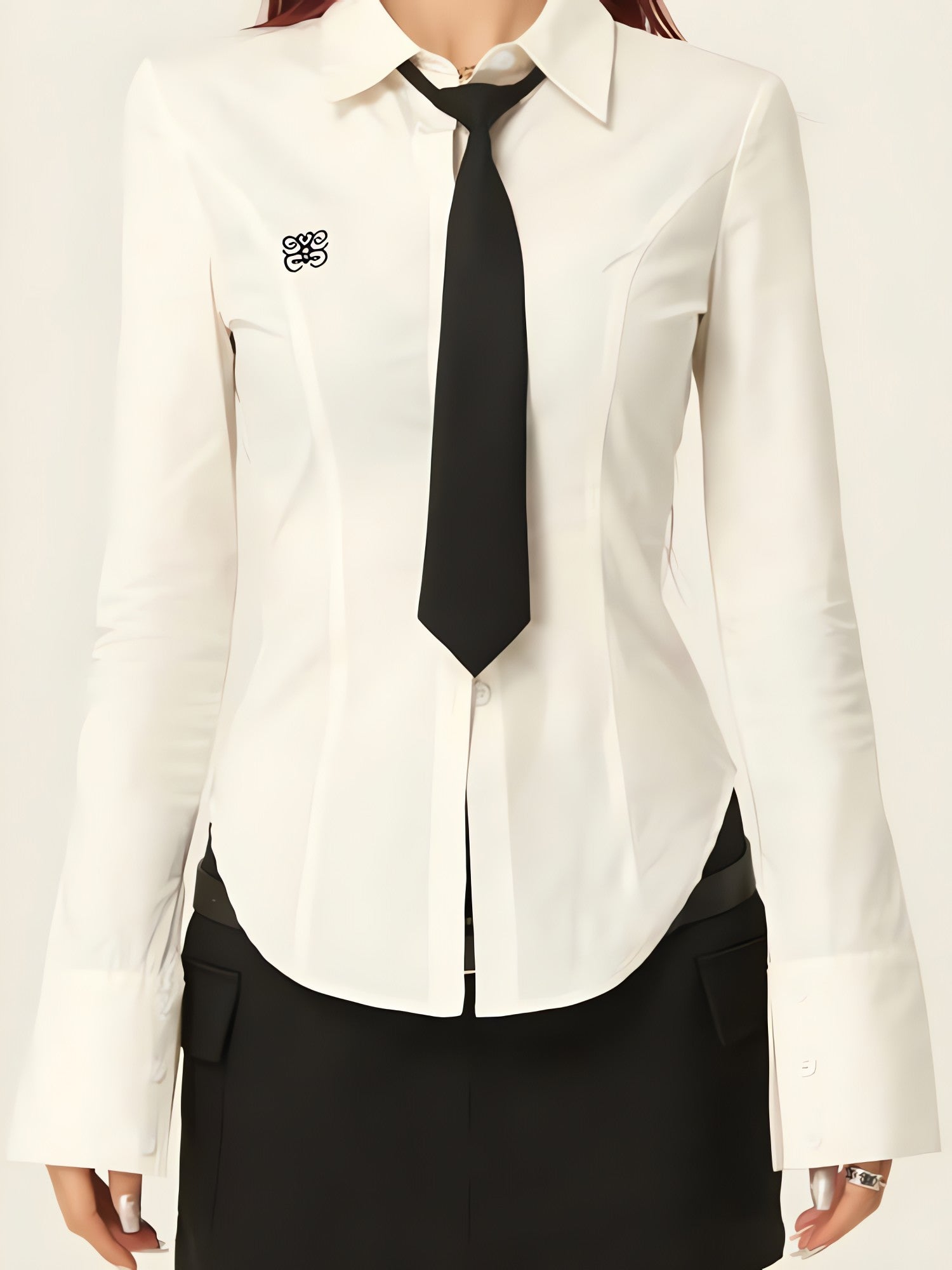 Slim Fit Tie Shirt - KAYSMAR