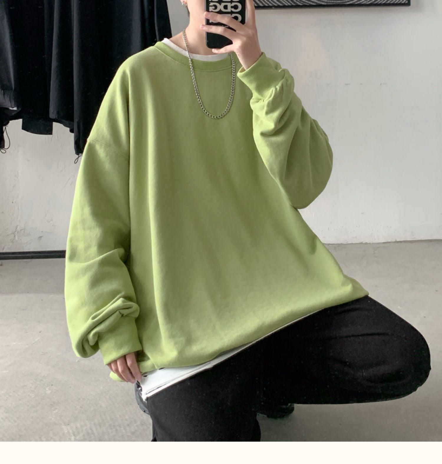 Soft Boy Basic Oversized Sweatshirt - KAYSMAR